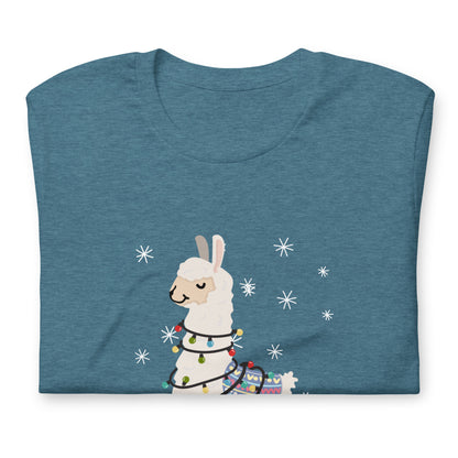 Winter Llama Christmas Shirt, Merry Christmas Llama